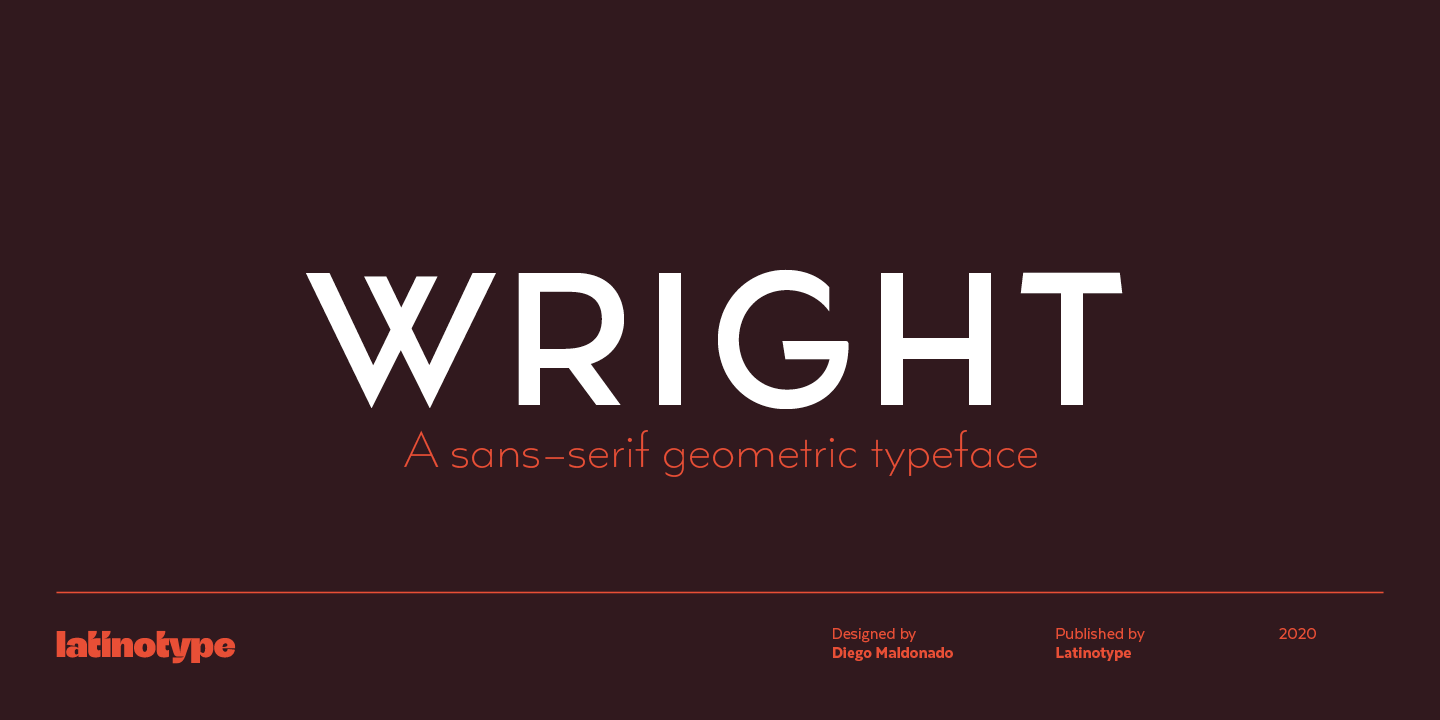 Beispiel einer Wright Roman-Schriftart #1